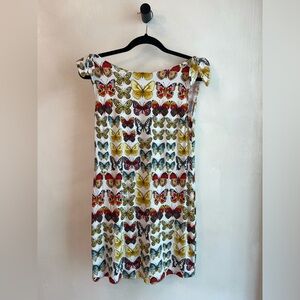 Versace Butterfly print sundress, vintage 1995